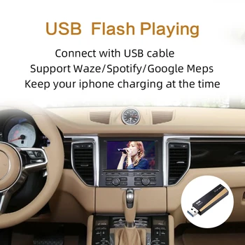 Plug & Play IOS CarPlaye Box pre 2010-2016 Porsche Cayenne Panamera PCM3.1 s Waze Siri Príkaz Mirrorlink Vzájomne Ovládanie