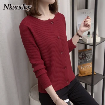Plus veľkosť pletený sveter svetre ženy jeseň zimné trendy kórejský štýl Outwear Žena pletenie Bundy nadrozmerné zrastov topy