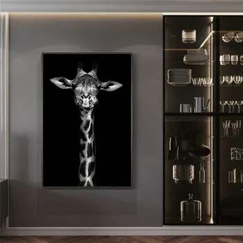 Plátno Maľby Zvierat Wall Art Lev, Slon Leopard Zebra Plagáty a Vytlačí Nordic Dekorácie Obraz Moderného Domova