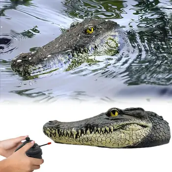 Plávajúce Krokodíla Hlavu Vody, Umelé Návnady Záhradné Jazierko Art Decor Vody Funkcie Dekorácie Imitácie Krokodílej Rybník Dekorácie