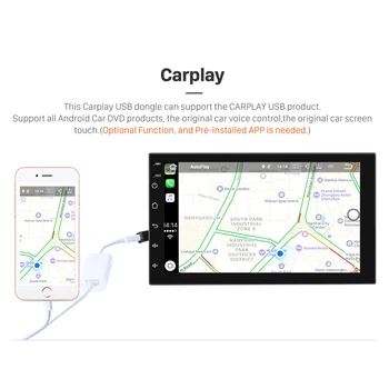 Podofo 2Din GPS Android 10.1 autorádio 7