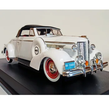 Podpis Mierke 1/18 Model Auta, Hračky 1938 Buick Century Diecast Kovový Model Auta, Hračky Pre Dar,Deti,Zber