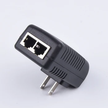 POE Injektor Ethernet Napájanie DC 48V 0,5 A 24W elektrickej siete POE Prepínača Power Adaptér EU/US/UK plug Voliteľné