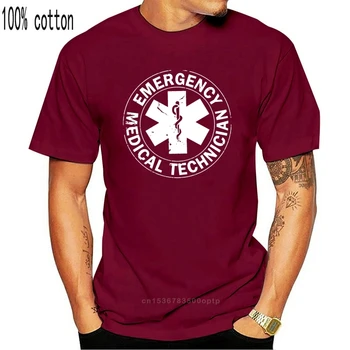 Pohotovostná Lekárska Technika Ambulancie Logo T-shirt Pre Mužov Plus Veľkosť Vlastné Pár Tričko