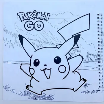 Pokemon Kreslenie Kniha Mágie Pokémon Pikachu Deti Puzzle Maľovanie Cartoon Sfarbenie Graffiti