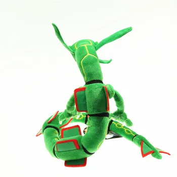 Pokemon plyšové zvieratko Plyšové Hračky Zelená Rayquaza Black Rayquaza Plyšové Bábiky pre Deti Darček 80 cm
