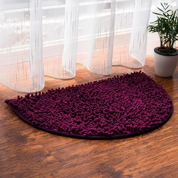 Polkruhu absorpcia vody rohožky rohože non-slip koberec, kuchynské dvere mat wc koberec, predsieň, verandu rohožky 40cmx60cm