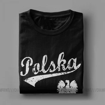 Polska Šport Štýl T-Shirt Mužov Poľsko Poľská Husaria Warszawa Novinka Bavlna Tees O Krk Krátky Rukáv T Košele Plus Veľkosť Topy