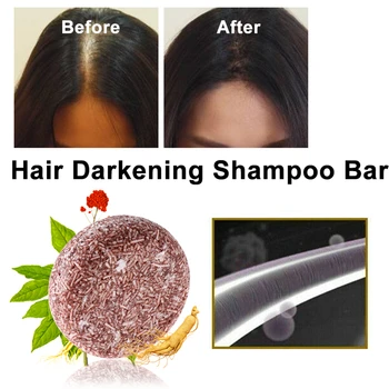 Polygonum Multiflorum Mydlo, Šampón Na Vlasy Stmavnutie Šampón Bar Mydlo Antipruritic Oil Control Shampoo Šedivé Vlasy Starostlivosť Čistenie