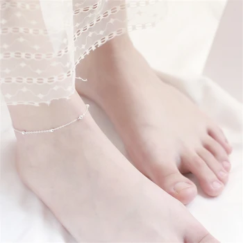 Ponožky Pre Ženy Prenos Korálky Nastaviteľné Nohy Anklet Náramok Nohu Reťazca Nohy Šperky Žena Luxusné Topánky