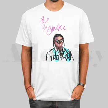Pop Dymu Hip Hop Spĺňajú Woo T Košele Módne Mužov a Žien T-shirt Krátkym Rukávom Unisex Tričko Streetwear