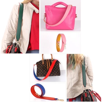 Popruh na tašky ženy ramenné popruhy pre farebné kabelky široký popruh taška cez rameno popruh nahradenie lady pasek robiť torebki 90 cm