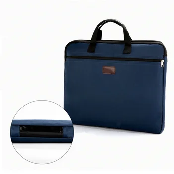 Portable document taška plátno A4 office zips, taška veľká kapacita muži ženy kabelka, multi-layer informácie taška prezentačné stretnutie