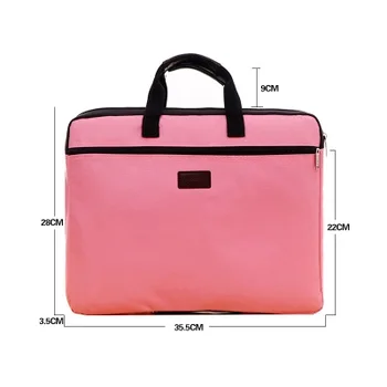 Portable document taška plátno A4 office zips, taška veľká kapacita muži ženy kabelka, multi-layer informácie taška prezentačné stretnutie