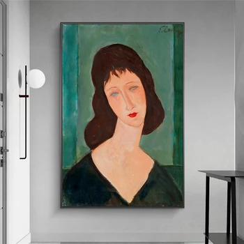 Portrét Sexy Žena Plátno Obrazov Amedeo Modigliani blízkosti Wall Art Postes A Vytlačí Abstraktné Umenie Fotografie Cuadros