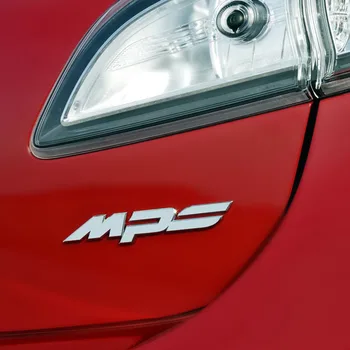 POSLANCI Písmená Zliatiny Zinku Chrome Kovové Auto Styling Znak, Odznak Refitting Športové Auto Vonkajšie 3D Nálepka Obtlačok na Mazda 2 3 5 6