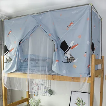 Posteľ Opony pre Študentov Deti Ubytovni Mosquito Net Integrované Hornej Obchod Nižšie Tieni Handričkou muži ženy spálne posteľ baldachýn