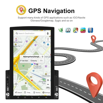 Potofo Android 10.0 2Din GPS Car Stereo Rádio 9.7