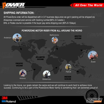 PowerZone Vlastný Tím Grafiku Pozadia Obtlačky 3M Samolepky Držiak Pre KTM SX SXF MX 16-18 V XCW Enduro 17-19 125 do 500cc 13
