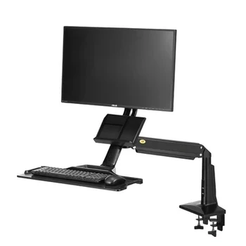 POZNÁMKA FC35 190 cm počítači sedieť-stáť pracovnom stole mount notebook stojanu monitora držiak police s klávesnicou doska
