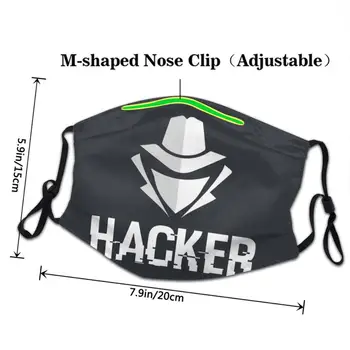 Počítačoví Hackeri Biele Deti, Mužov, Ženy, Masku na Tvár Rybárske Cowboys Joker Beží Facemasks pre odstránenie Ochrany Ochrany Klíčkov