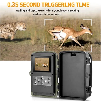 Poľovnícke Kamery HC802A 16MP 1080P Lov Videa Voľne žijúcich živočíchov Pasce Trail Cam Nočný Lov Zábava