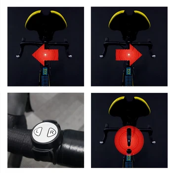 Požičovňa Bicyklov Zase Light Bezpečnostné Zadné Svetlo Na Diaľkové Ovládanie Varovanie Lampa Koncových Svetiel Zadné Svetlo Premenlivé Svetlo Nabíjateľná