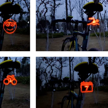 Požičovňa Bicyklov Zase Light Bezpečnostné Zadné Svetlo Na Diaľkové Ovládanie Varovanie Lampa Koncových Svetiel Zadné Svetlo Premenlivé Svetlo Nabíjateľná