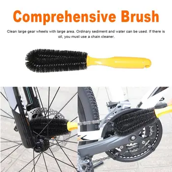 Požičovňa cleaing Nástroj súpravy Chain Cleaner+pneumatiky Kefy+Bike Čistenie rukavice MTB Bike Čistenie Rukavice Reťazca Nástroj Čistiace Sady