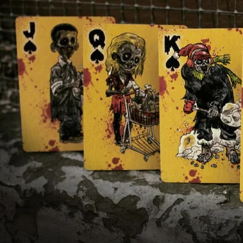 Požičovňa Každodenné Zombie Hracie Karty 88*63mm Papier Karty Magic Poker Karty Magický Trik Zber Karty pre Kúzelník