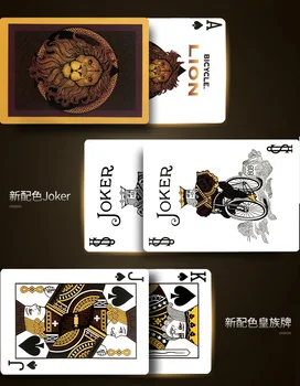 Požičovňa Lev Hracie Karty Štandardným Balíčkom USPCC Zberateľskú Poker Magické Kartové Hry Magic Rekvizity Magické Triky pre Kúzelník