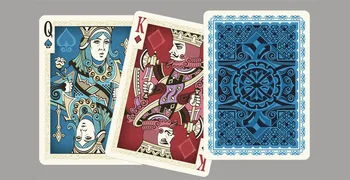 Požičovňa Neoklasicistická Kariet Poker Veľkosť USPCC Zberateľské Palube Magic Karty, Kúzla Magic Rekvizity