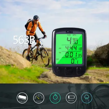 Požičovňa Tabuľka Kódov na Koni Rýchlomer Požičovňa počítadlo kilometrov Športové Stôl LCD Displeja Vodotesný Bezdrôtový Tachometer Vonkajšie jazda na Bicykli