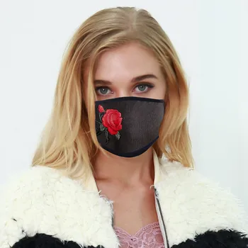 Prachotesný Vetru Hmlisté Haze Nášivka Masku na Tvár Dospelých Mužov A Žien Vytlačené vonkajšie Proti Prachu Double-layer Mask