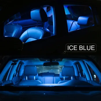Pre 1999-2016 Volvo S80 Sedan Biele auto príslušenstvo Canbus bez Chýb Interiérové LED Svetla Kit Mapu Dome Licencia Lampa