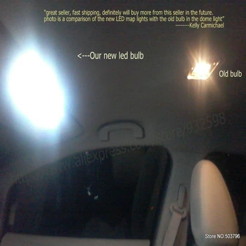 Pre 2018 Nissan NV200 Auto Led Osvetlenie Interiéru Auto automobilový Auto interiérové Led stropné svietidlá žiarovky pre autá 8ks