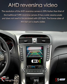Pre Acura TL 04-08 auto multimediálny prehrávač Acura GPS navigácie 10.4-palcový rádio 4G verziu Android 10.0 auto systému