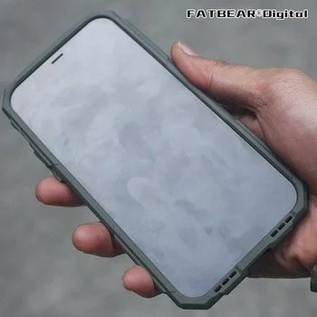 [pre Apple iPhone 12 Mini Pro Max] FATBEAR Taktiky Robustný Shockproof Brnenie Buffer Vojenské puzdro Grafén Odvod Tepla