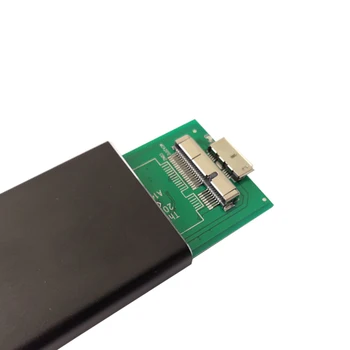 Pre Apple Macbook 2012 Vzduchu SSD Prenosné prípade USB 3.0 až 17+7pin A1466 A1465 Disku slot HDD enclosure Mobile Box