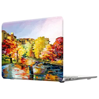 Pre Apple MacBook Air Pro Retina 11 / 12 / 13 / 15 / 16-Maľovanie Proti Poškriabaniu Notebook Ochranné Puzdro Shell