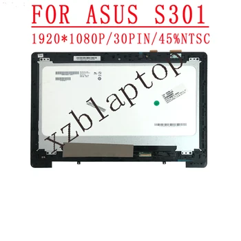 PRE ASUS S301 S301C S301CA S301L S301LA obrazovka LCD+ dotyk obrazovky digitalizátorom. s montážou rámu 13,3