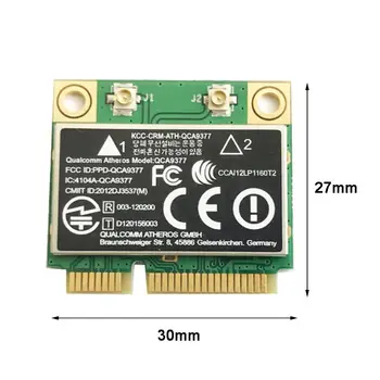 Pre Atheros QCA9377 Dual Band AC WIFI, Modul karty Mini PCI-E 2.4 G/5G Bluetooth 4.2 Bezdrôtovú Kartu Adaptér 433Mbps