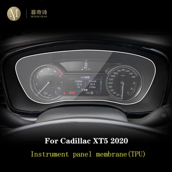 Pre Cadillac XT5 2020 Automobilový priemysel interiér Prístrojový panel membrány LCD displej TPU ochranný film Anti-scratch Príslušenstvo Refi