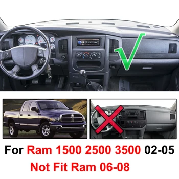 Pre Dodge Ram 1500 2500 3500 2002 2003 Rok 2004-2008 Dashmat Panel Kryt Mat Pad Dash Slnečník Chránič Koberec Auto Príslušenstvo