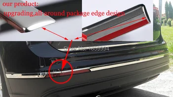 Pre Európu verzia 2016 2017 2018 2019 VW Tiguan mk2 všetci-okolo balík edge auto styling zadný nárazník výbava kryt nálepky