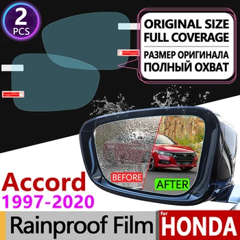 Pre Honda Accord 1998~2019 Úplné Pokrytie Anti Fog Film Spätné Zrkadlo Príslušenstvo Auto Samolepky 6 7 8 9 10 2003-2007 2008 2010 2018