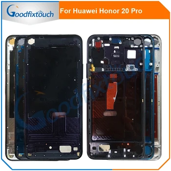 Pre Huawei Honor 20 Pro YAL-AL10 YAL-L41 Batérie Zadný Kryt Zadné Dvere Bývanie Späť Prípade Objektív Kamery + Stredný Rám Rám Doska
