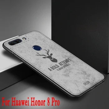 Pre Huawei Honor 8 pro prípade Handričkou vzor V9 prípade zadný kryt silikónové mäkké hrany shockproof business capas česť 8 Pro mužov prípadoch