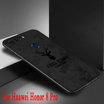 Pre Huawei Honor 8 pro prípade Handričkou vzor V9 prípade zadný kryt silikónové mäkké hrany shockproof business capas česť 8 Pro mužov prípadoch