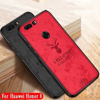 Pre Huawei honor 8 prípade Handričkou kožené zadný kryt silikónové luxusné shockproof business capa na huawei Honor8 FRD L19 L09 AL10 prípade